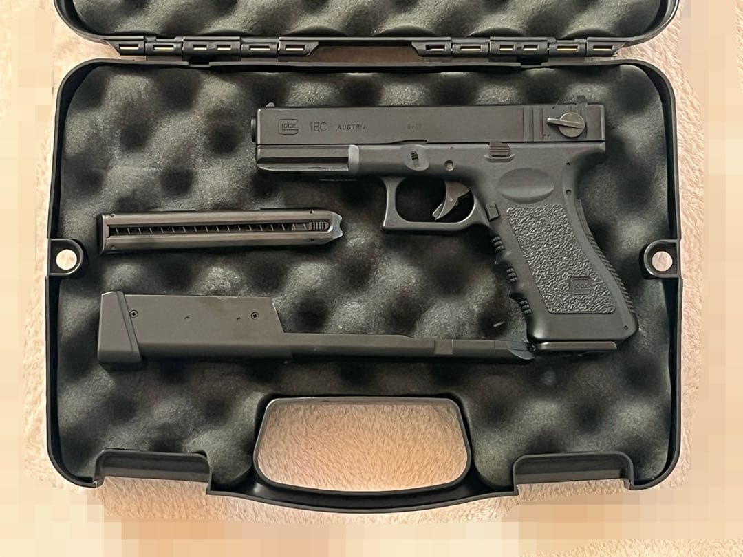 ⭐︎東京マルイ グロック18C 電動ガン 100連マグ•リポ•ハードケース