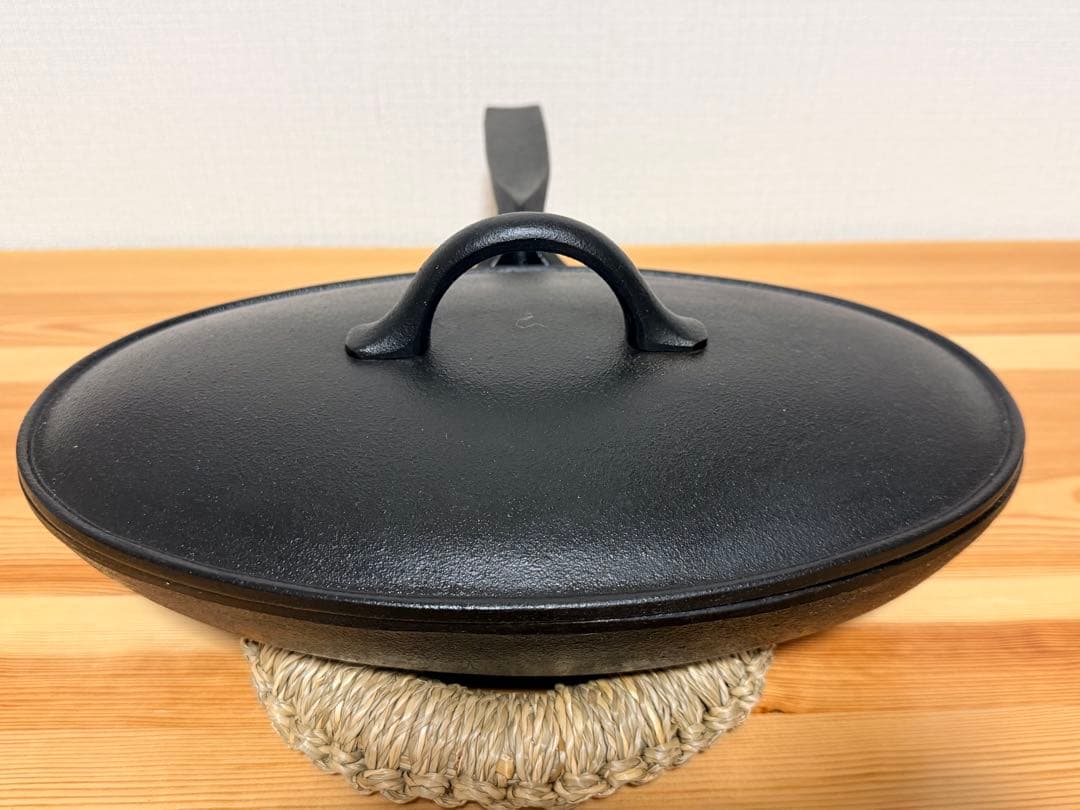 小笠原陸兆　蓋つきフィッシュパン　南部鉄器　鉄フライパン