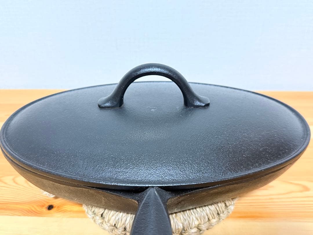 小笠原陸兆　蓋つきフィッシュパン　南部鉄器　鉄フライパン