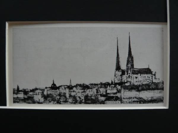 香曽我部暁彦　シャトル遠望　レゾネより　状態良好　新品額付