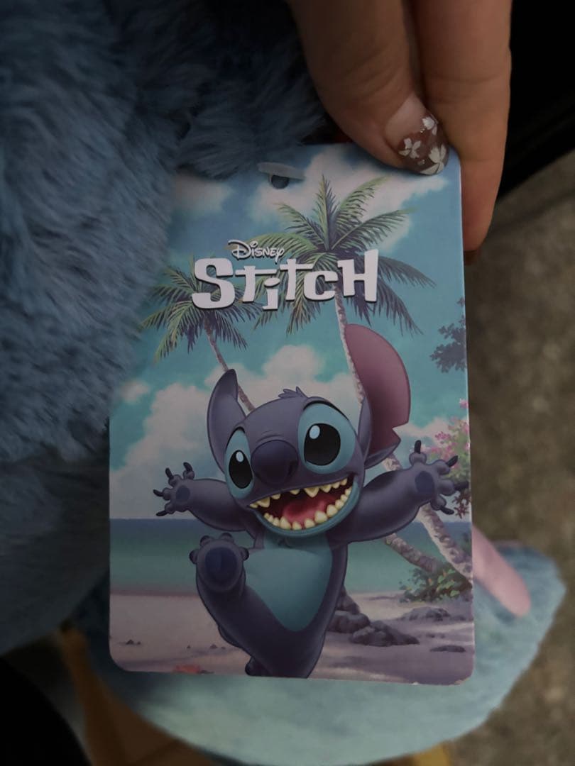 スティッチぬいぐるみ（ブランケット付）タグが切れてしまいました