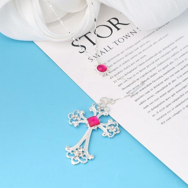 DIABOLIK LOVERS 小森ユイ 十字架ネックレス コスプレ ネックレス