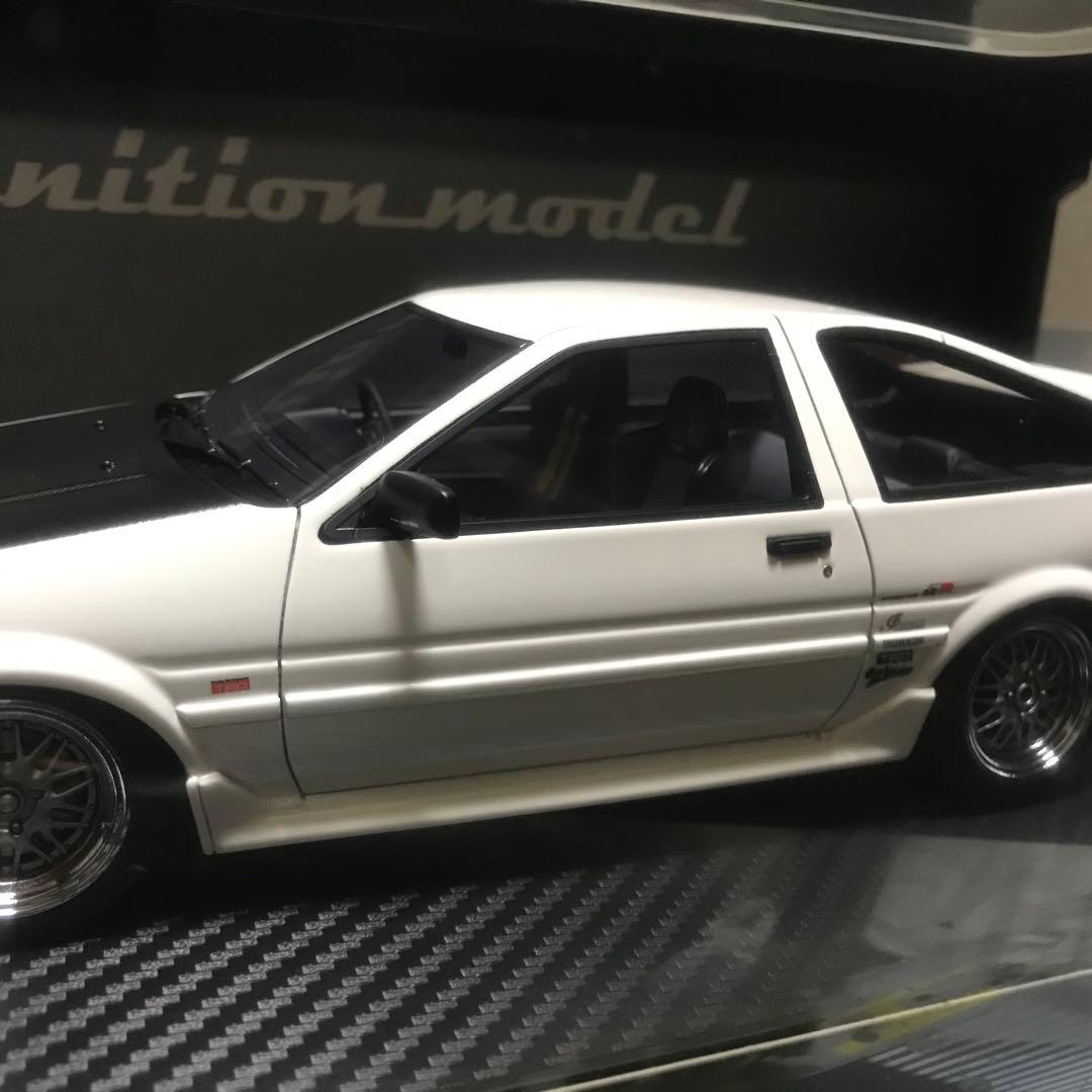 イグニッションモデル 1/18 AE86 3Door ストリート(ホワイト) - メルカリ
