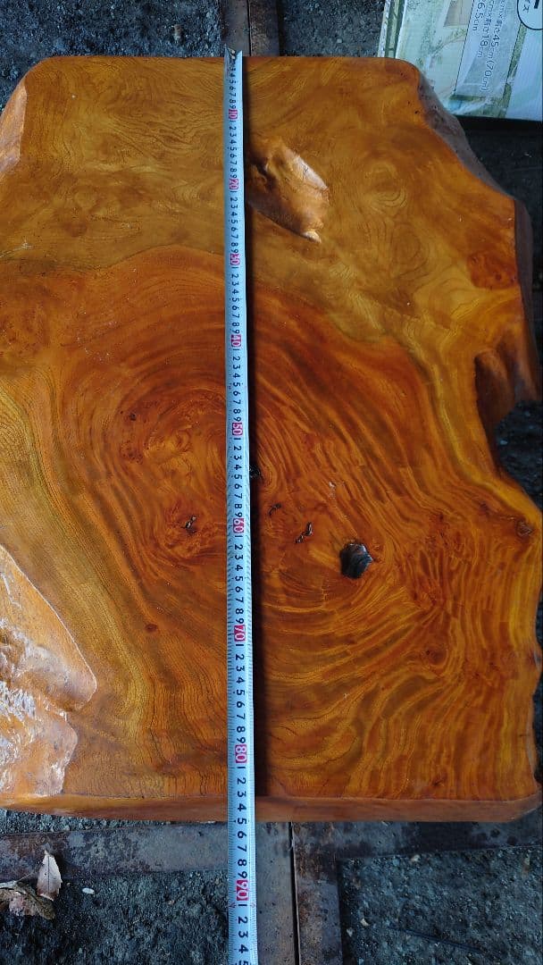 ちゃぶ台 高級感 木製座卓 自然な形状 茶色 ショップ 花台 飾り台