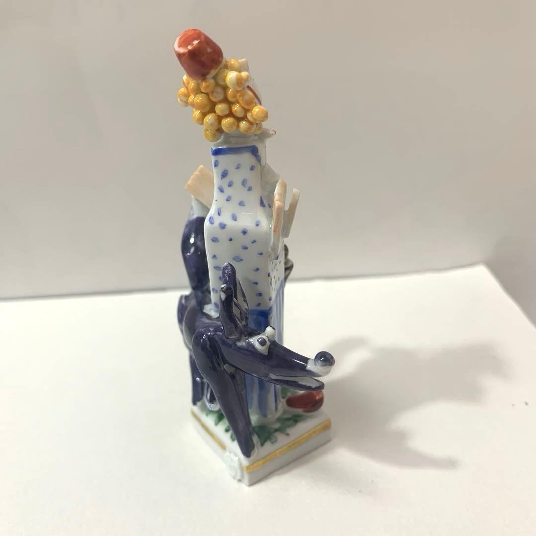 マイセン 手捻り人形 赤頭巾ちゃん