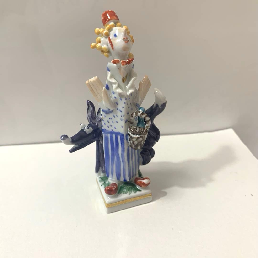 マイセン 手捻り人形 赤頭巾ちゃん