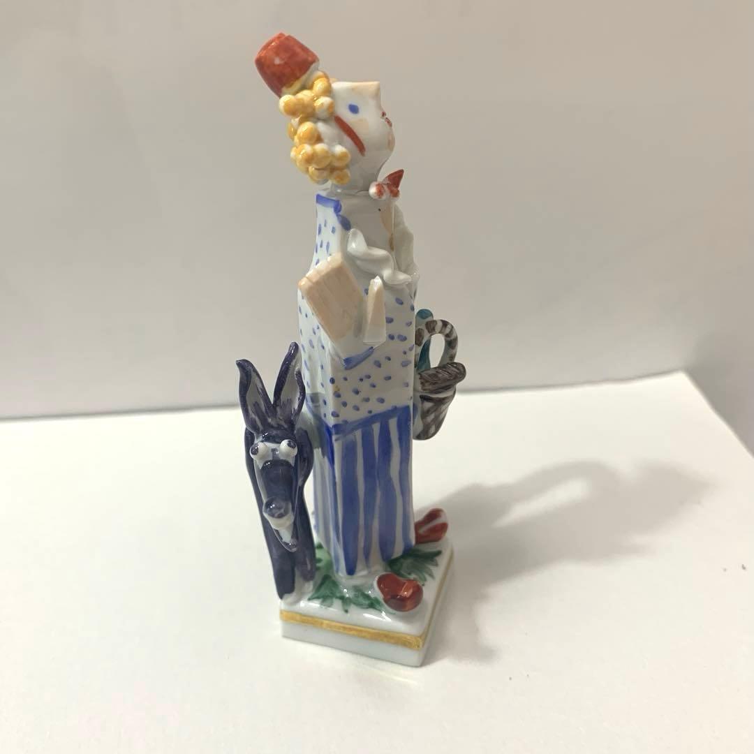 マイセン 手捻り人形 赤頭巾ちゃん