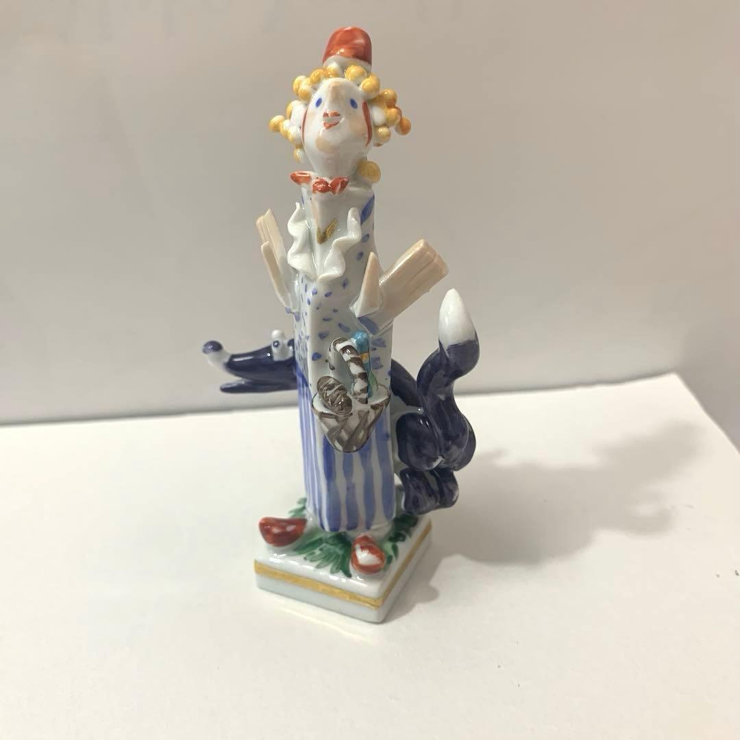 マイセン 手捻り人形 赤頭巾ちゃん