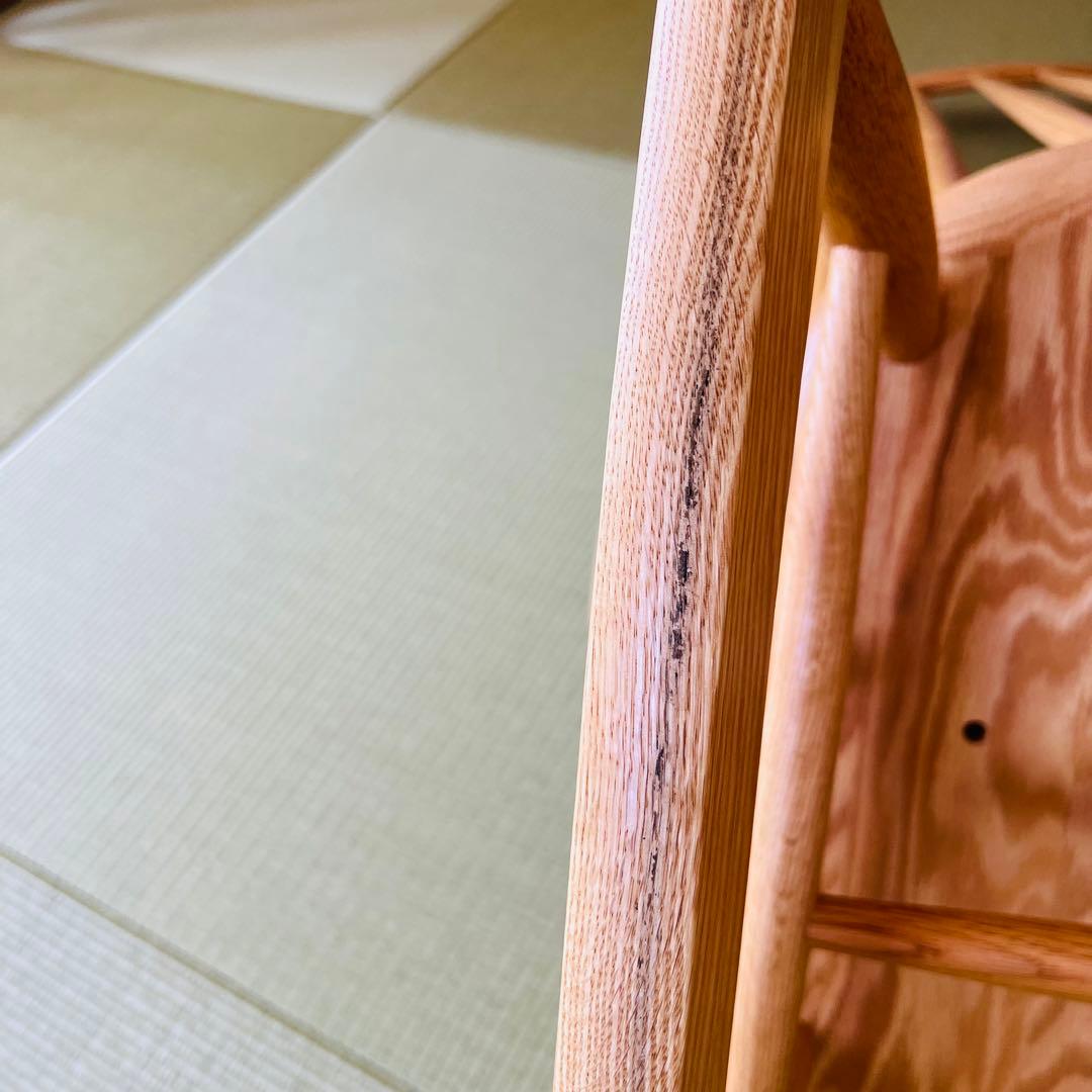 数回使用程度 ナガノインテリア ロッキングチェア LC318-1P RO-HO