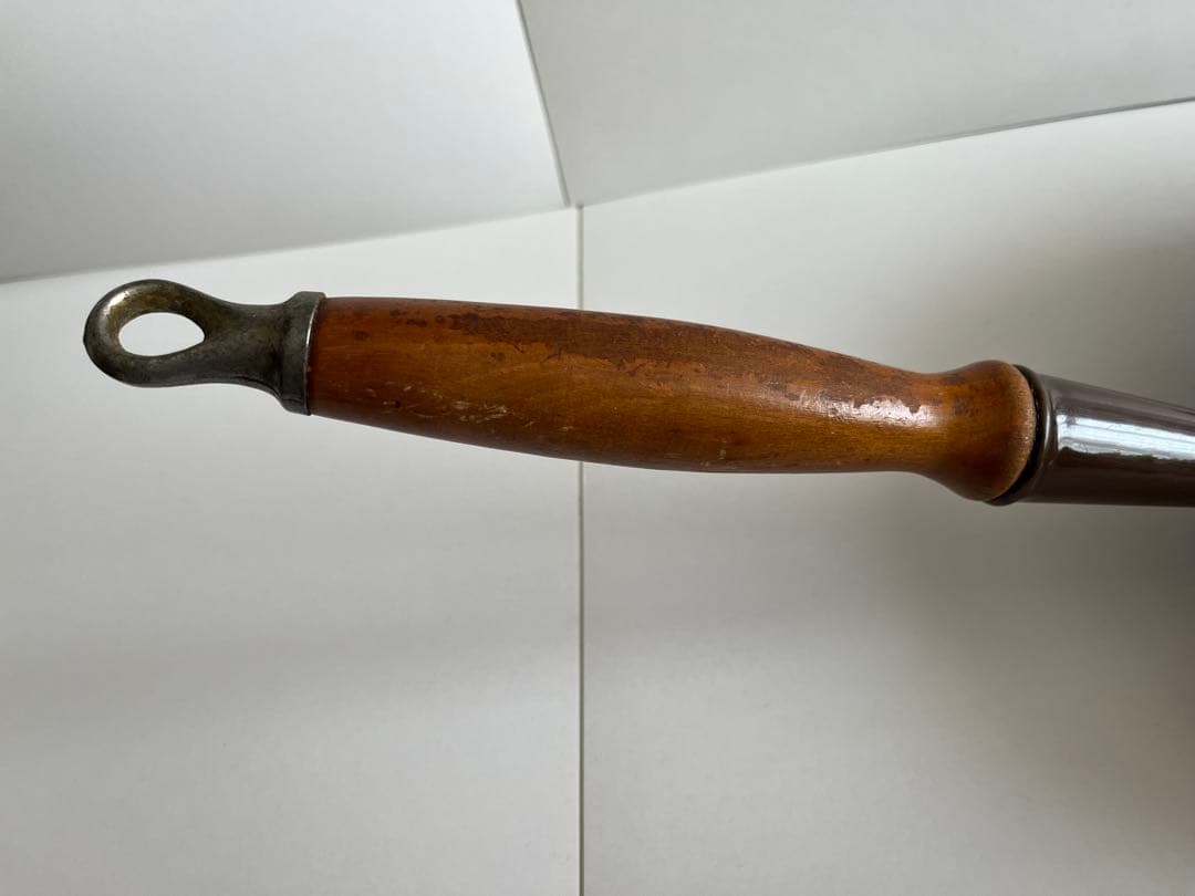 希少　廃盤　ヴィンテージ ルクルーゼ　フライパン　24cm ブラウン