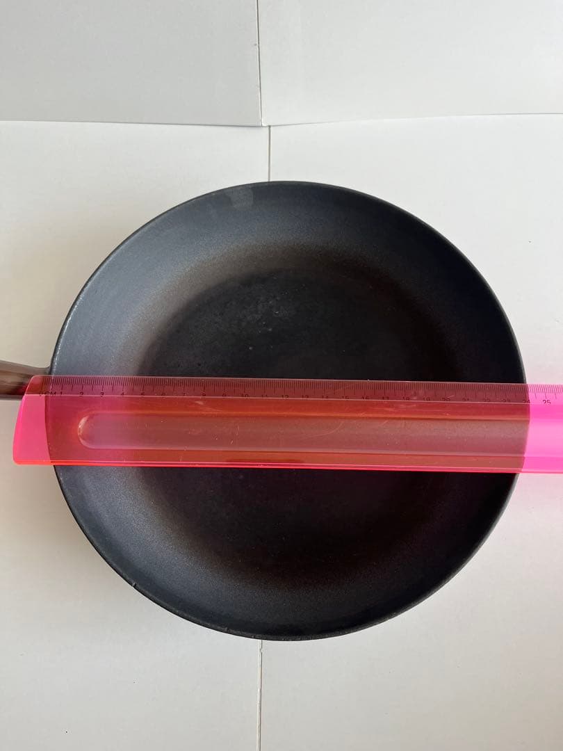 希少　廃盤　ヴィンテージ ルクルーゼ　フライパン　24cm ブラウン