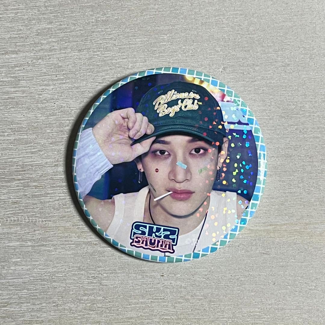 StrayKids スキズ バンチャン サウナ POPUP 缶バッチ - メルカリ