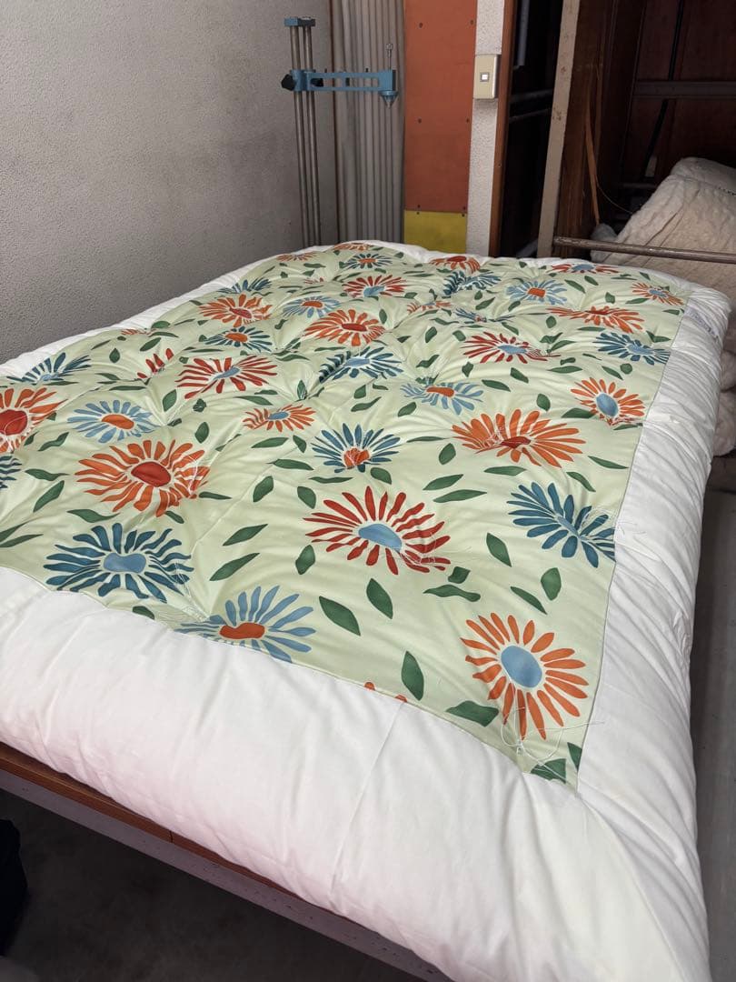 シングル掛け布団　綿布団　少し軽め　日本製