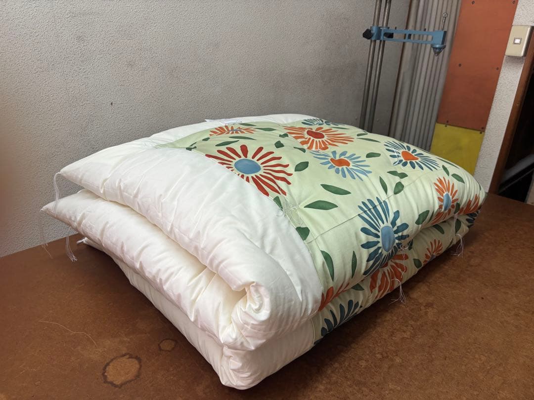 シングル掛け布団　綿布団　少し軽め　日本製