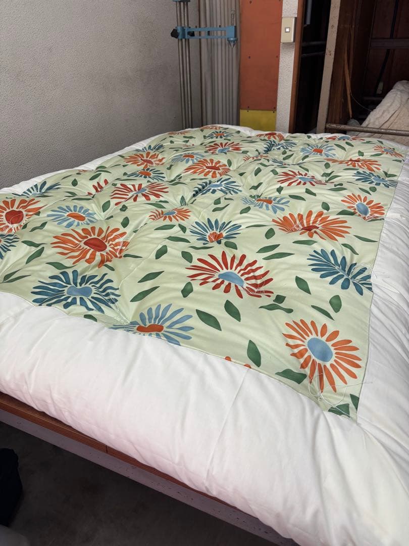 シングル掛け布団　綿布団　少し軽め　日本製