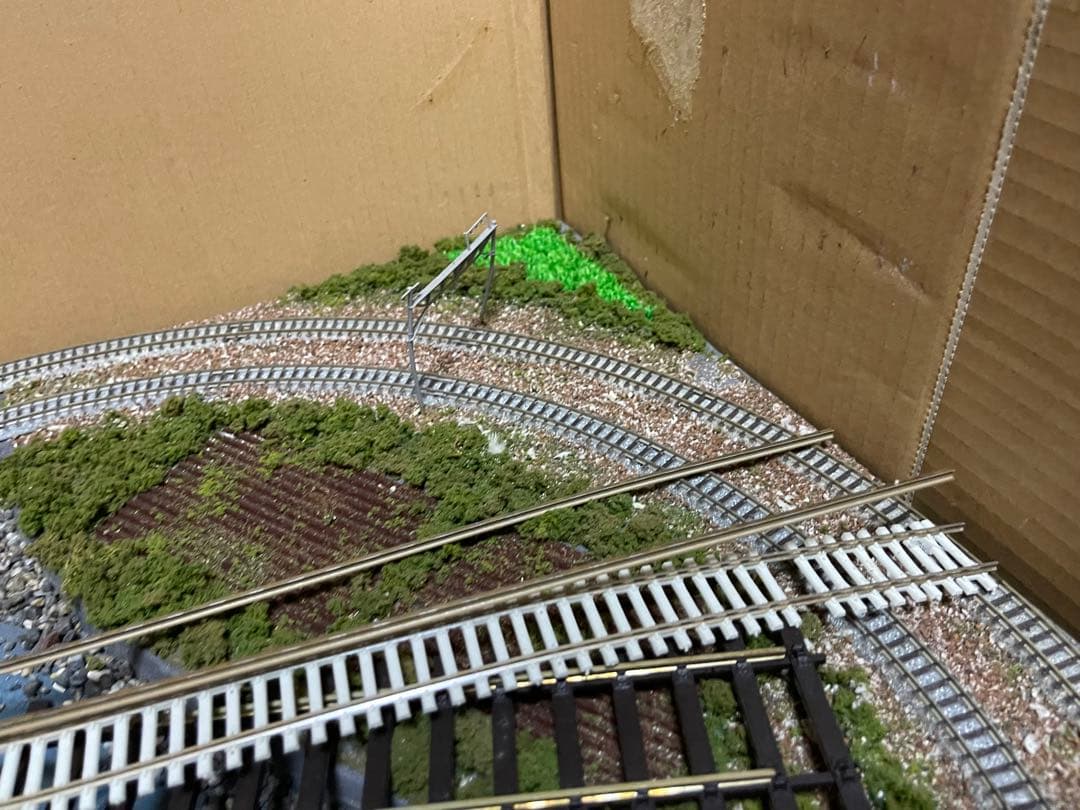 ジオラマ 線路 Nゲージ 120x60cm 現状品