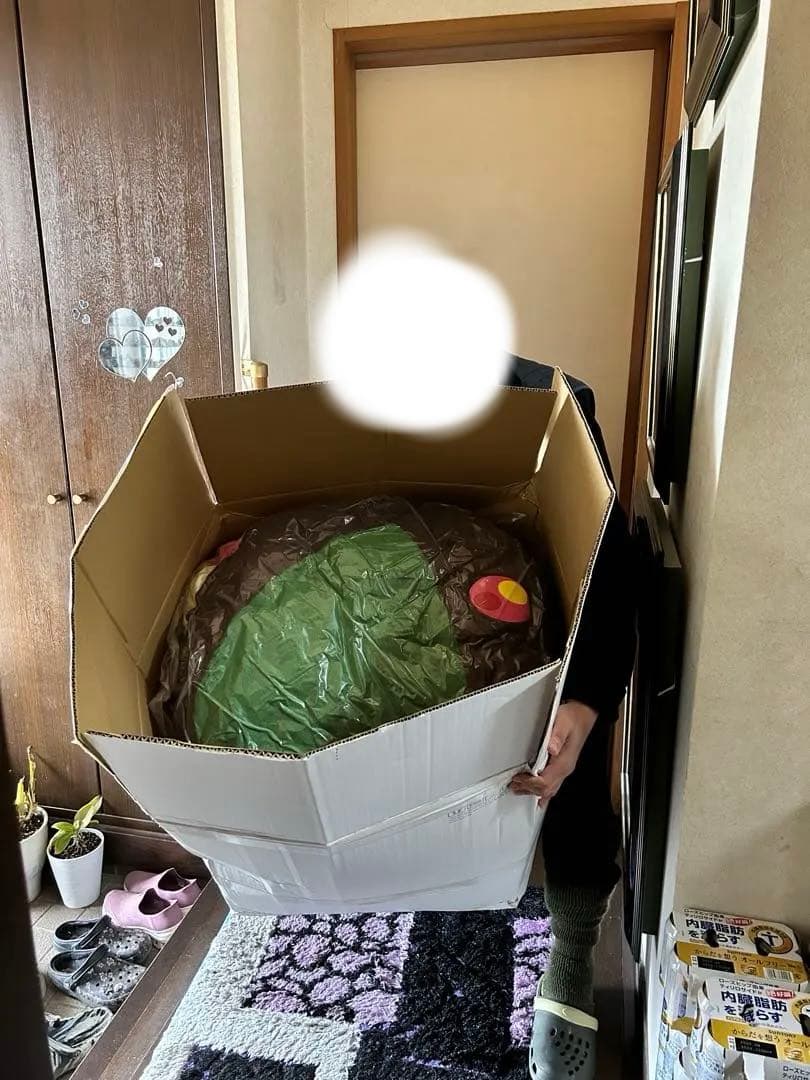 村上隆　2m 特大クッション　フラワー　ピンク×アイボリー　新品