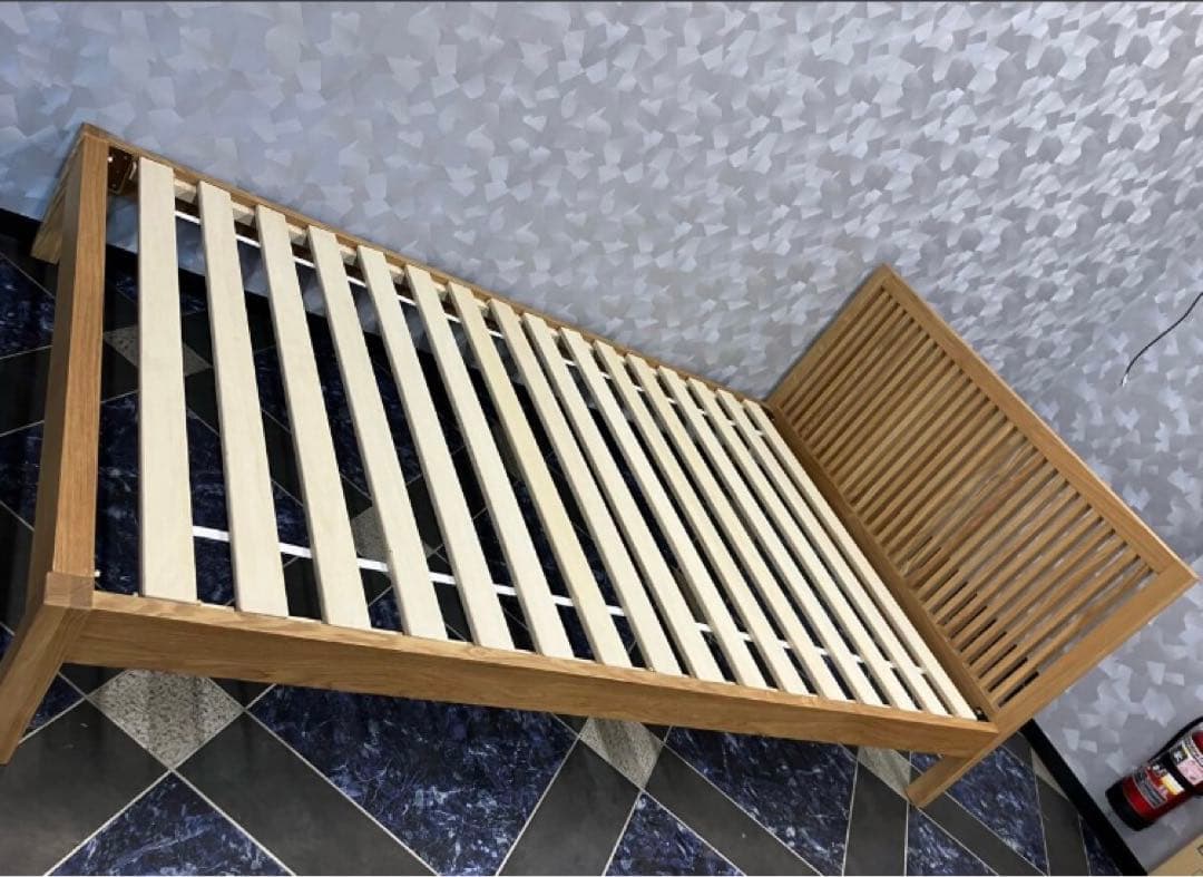 メ4743 ACTUS アクタス　セミダブルベッドフレーム