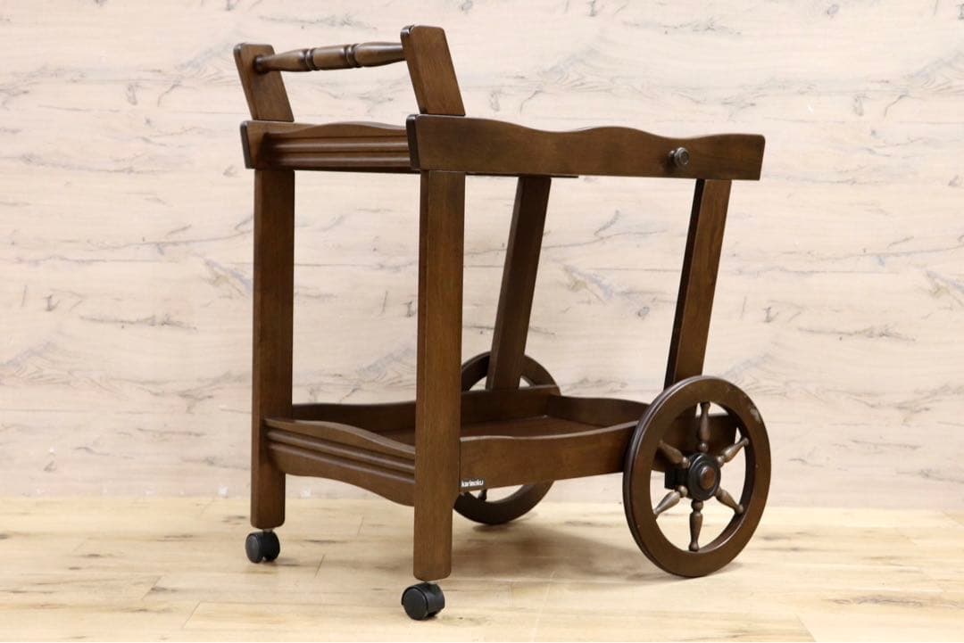 GMIS44A○karimoku / カリモク 木製 キッチンワゴン ティーワゴ