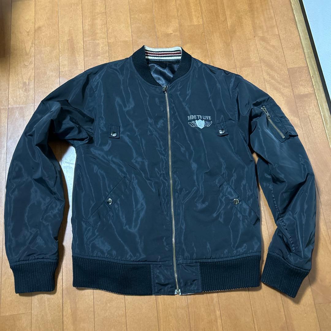 希少) CRAZY JET 清木場俊介 スカジャン リバーシブル - メルカリ