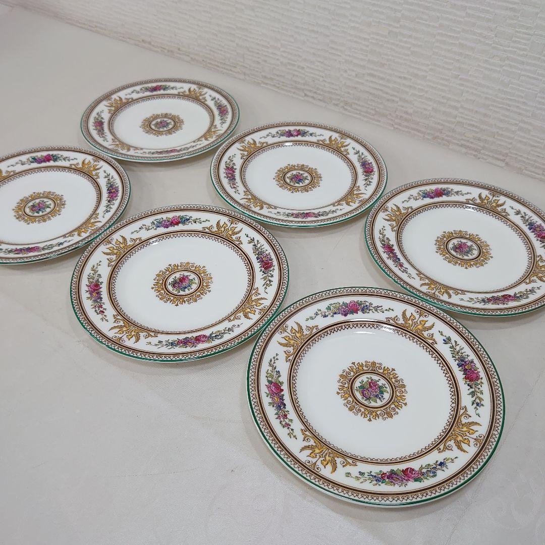 希少◆ コロンビア エナメル 15.3cmプレート皿 6枚