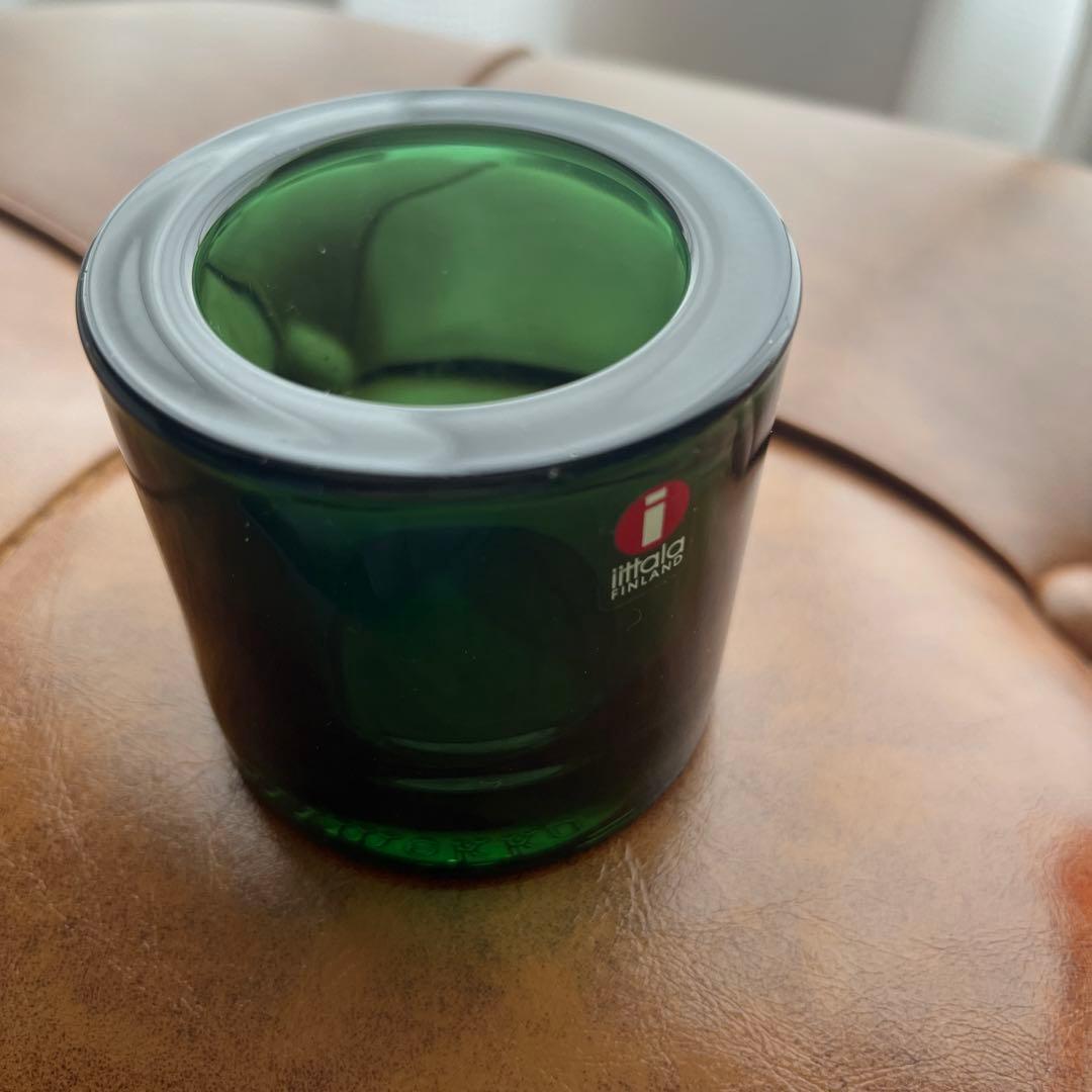 イッタラ　kivi キャンドルホルダー　クリスマスグリーン