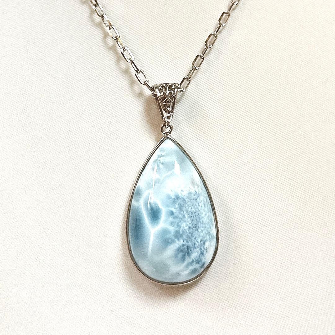 ラリマーペンダントネックレスNO25-1992 - メルカリ