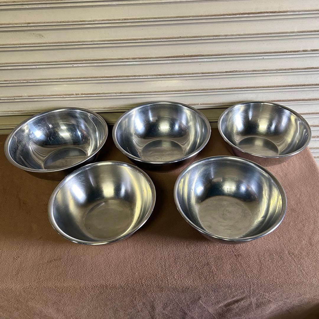 CL89★ステンレス製★ ボウル 15個 まとめて 調理器具 業務用 380