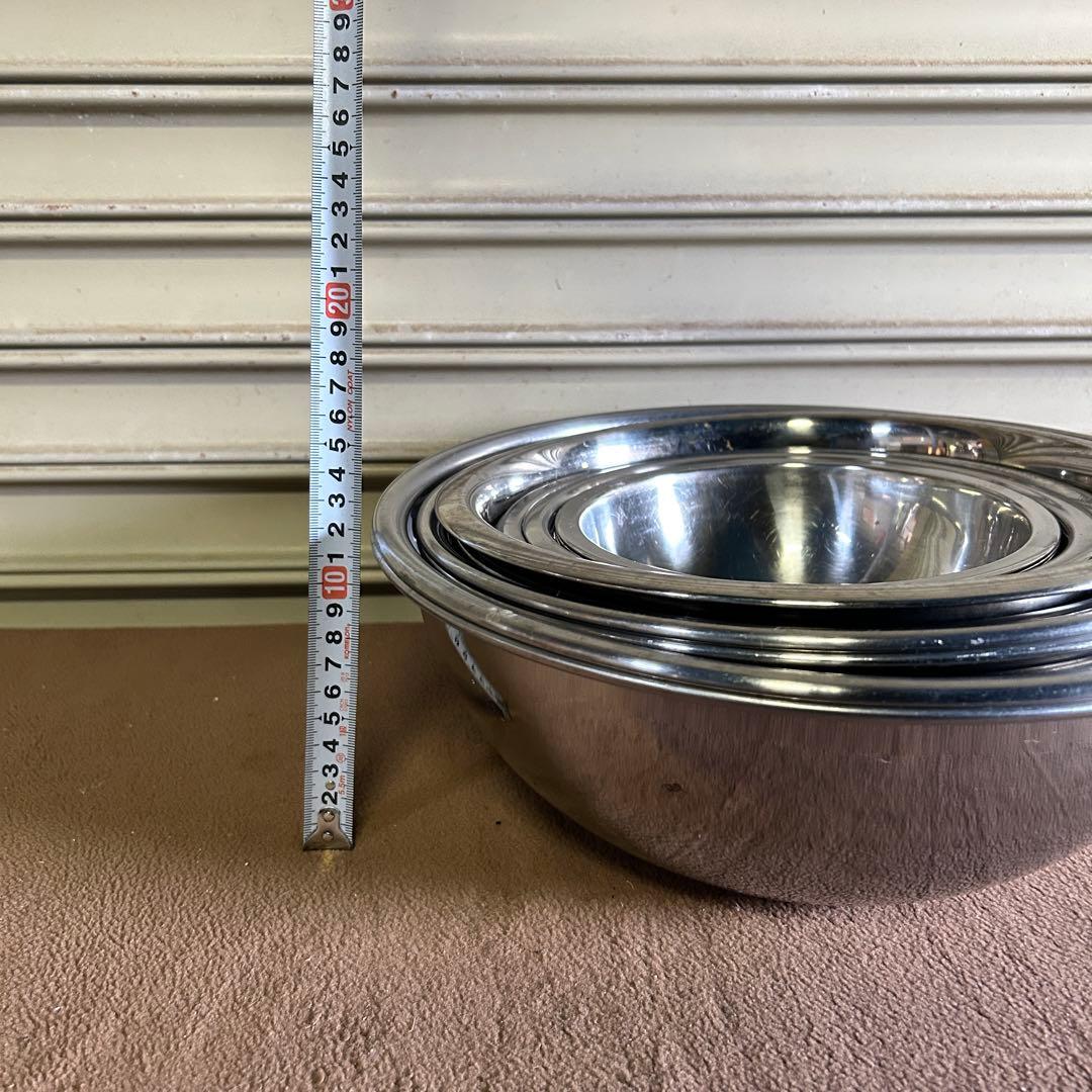 CL89★ステンレス製★ ボウル 15個 まとめて 調理器具 業務用 380