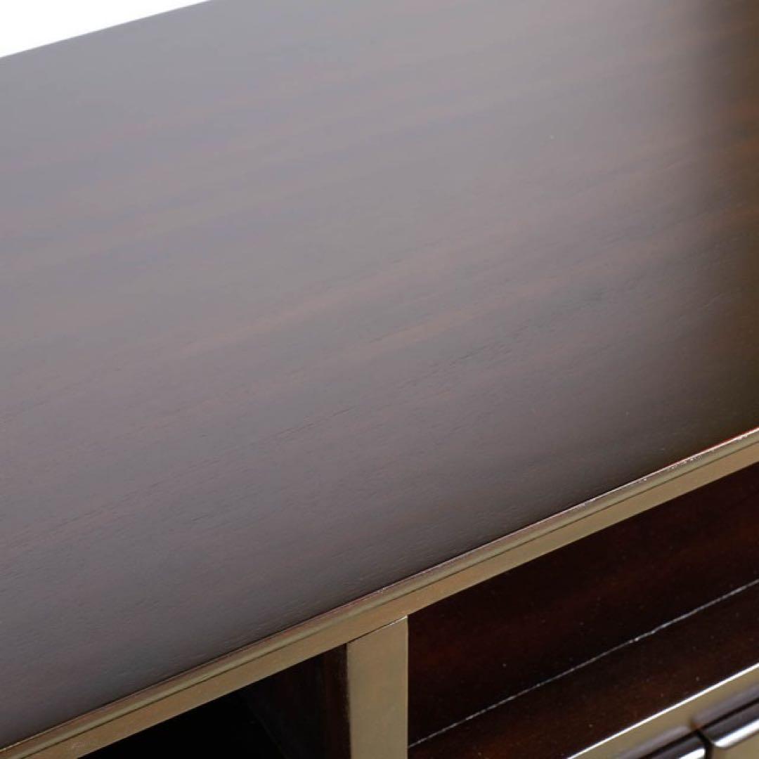 E 新品 アンティーク調 テレビボード テレビ台 ブラウン S ラック TV