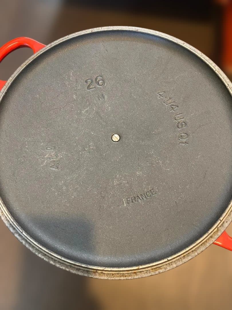 LE CREUSET 赤 両手鍋 26cm
