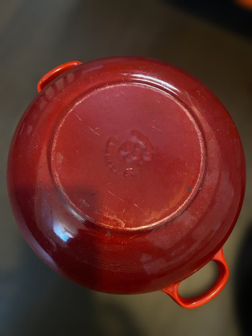 LE CREUSET 赤 両手鍋 26cm
