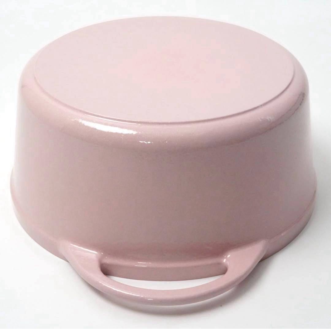 【美品】バーミキュラ オーブンポットラウンド 22cm パールピンク