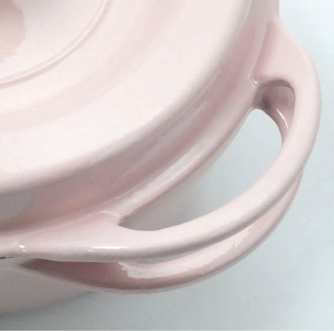 【美品】バーミキュラ オーブンポットラウンド 22cm パールピンク