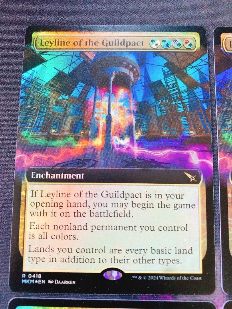 MTG ギルドパクトの力線 foil 英語4枚セット