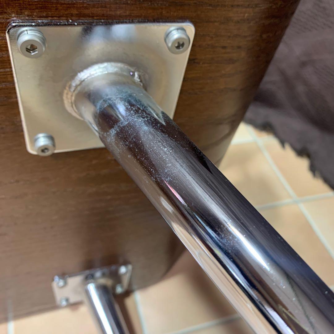 【美品】スペースエイジ ミッドセンチュリー 曲げ木 プライウッド ガラステーブル