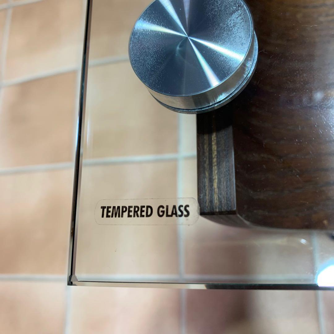 【美品】スペースエイジ ミッドセンチュリー 曲げ木 プライウッド ガラステーブル