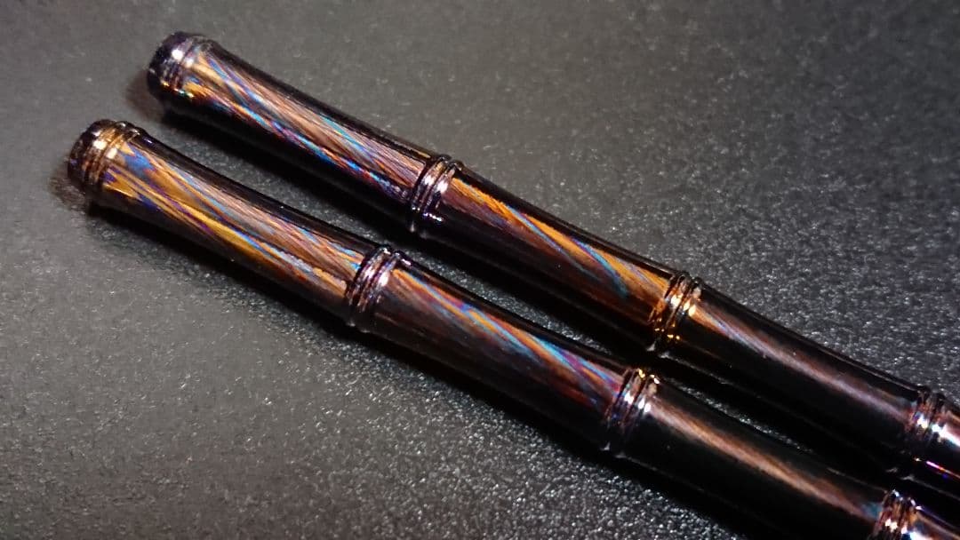 ティマスカス製竹形状箸 (チタン合金) timascus ダマスカス