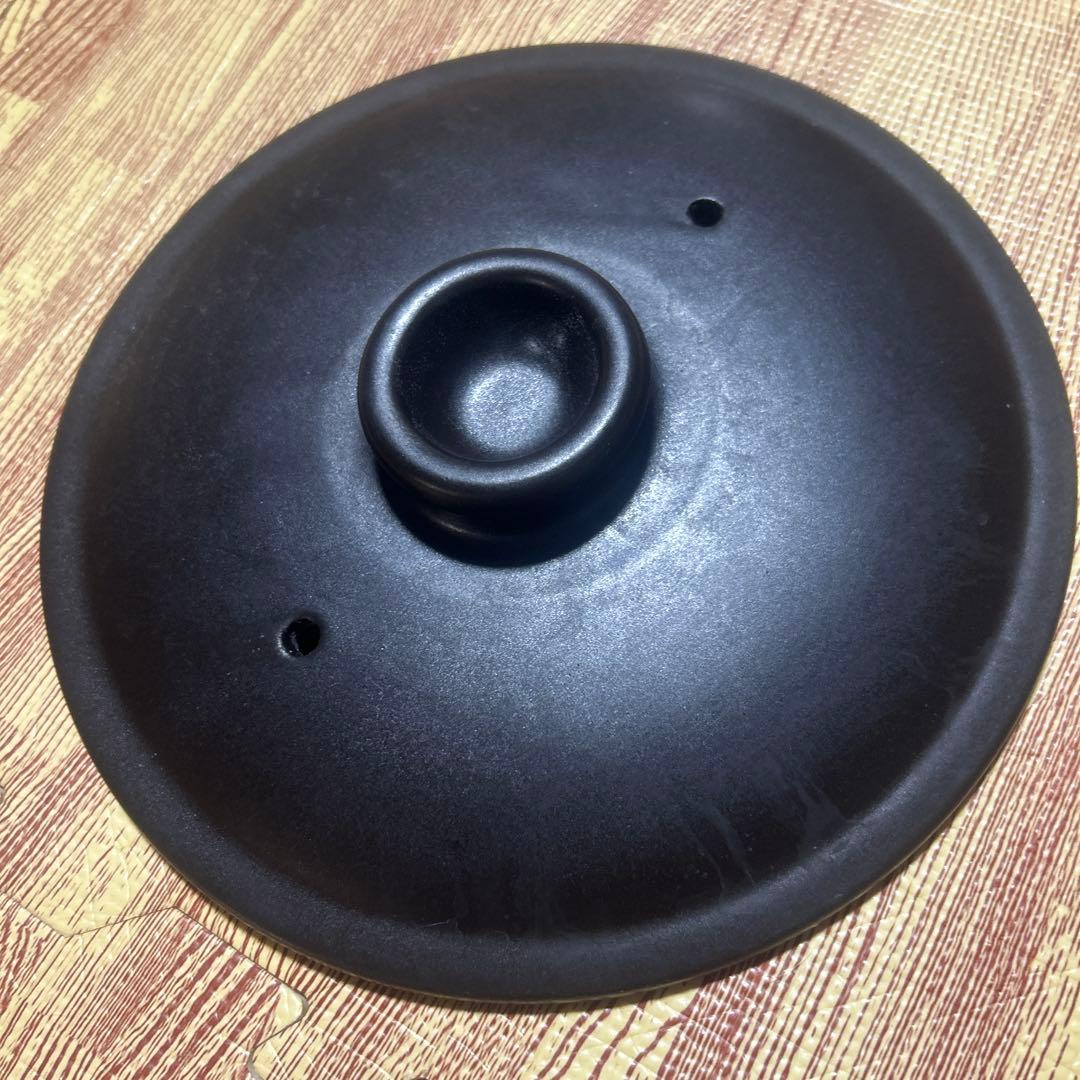 【中古】大黒窯 手造り ごはん土鍋 二重蓋 炊飯 6合炊き