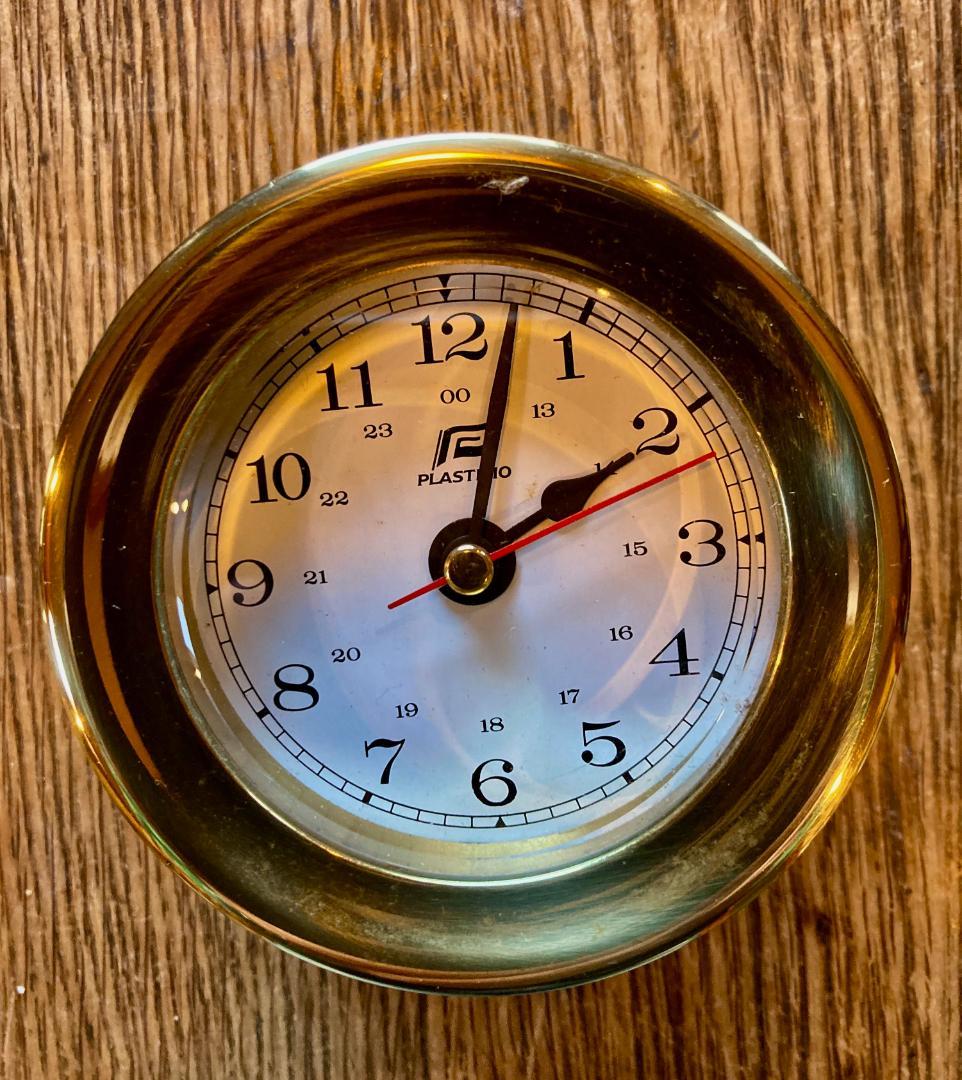 値下げ PLASTIMO マリンクロック バロメーター プラスチモ ジャンク品