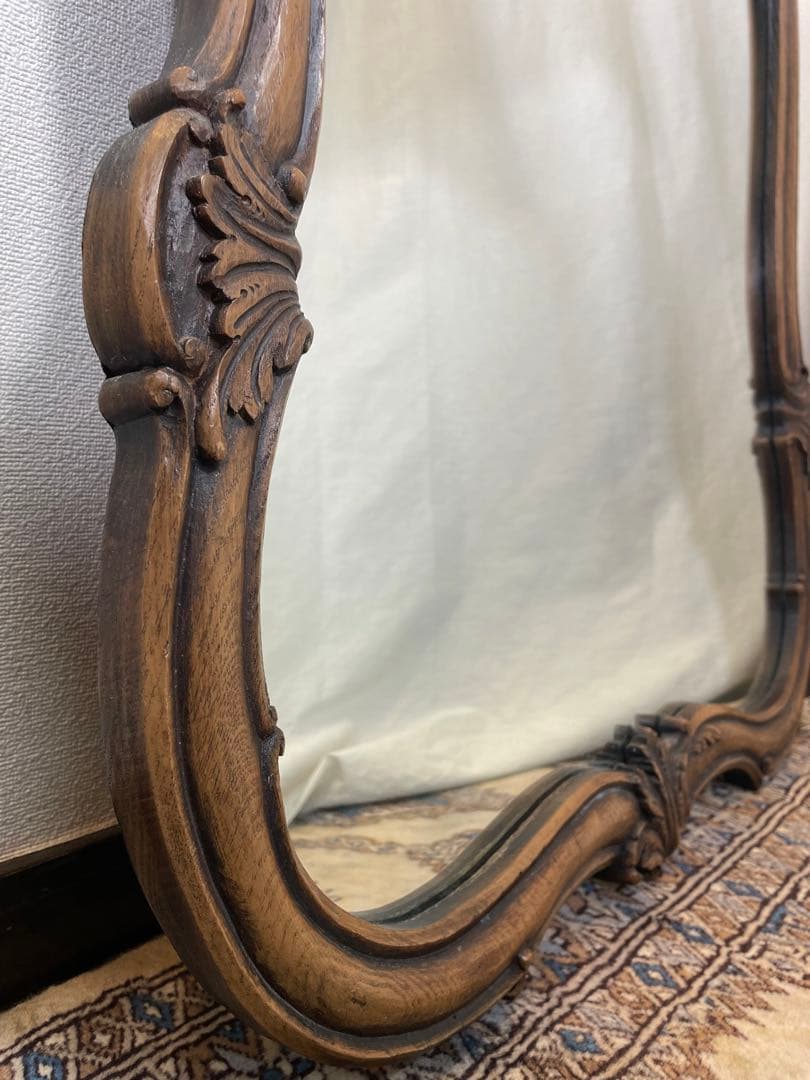 エレガントなデザイン♪壁掛けミラー ウォールミラー アールヌーボー 壁掛け鏡