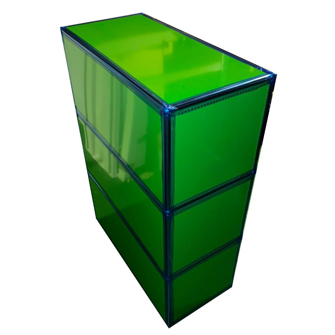 【美品】USMハラー　キャビネット 1列3段 緑