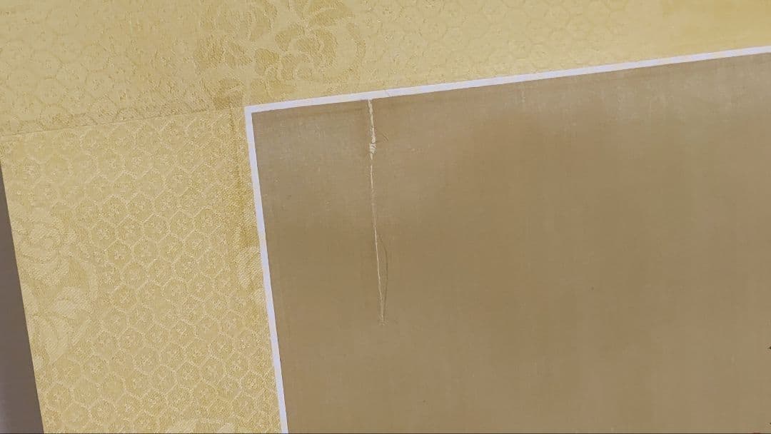 人気の中国画@ 孫文秀・劉松岩 1983年 賛に秦始皇帝の肖像画 肉筆掛軸