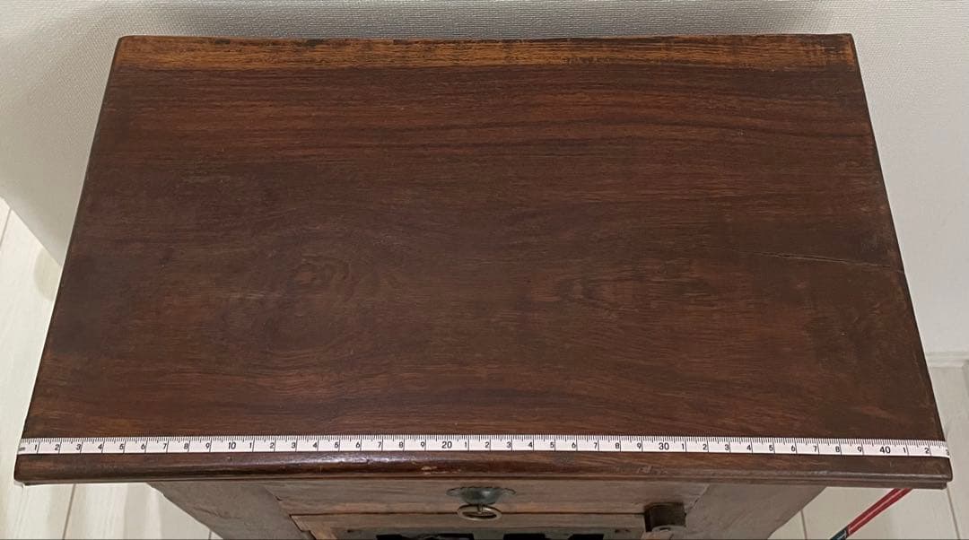 アンティーク 木製 キャビネット/ サイドテーブル vintage