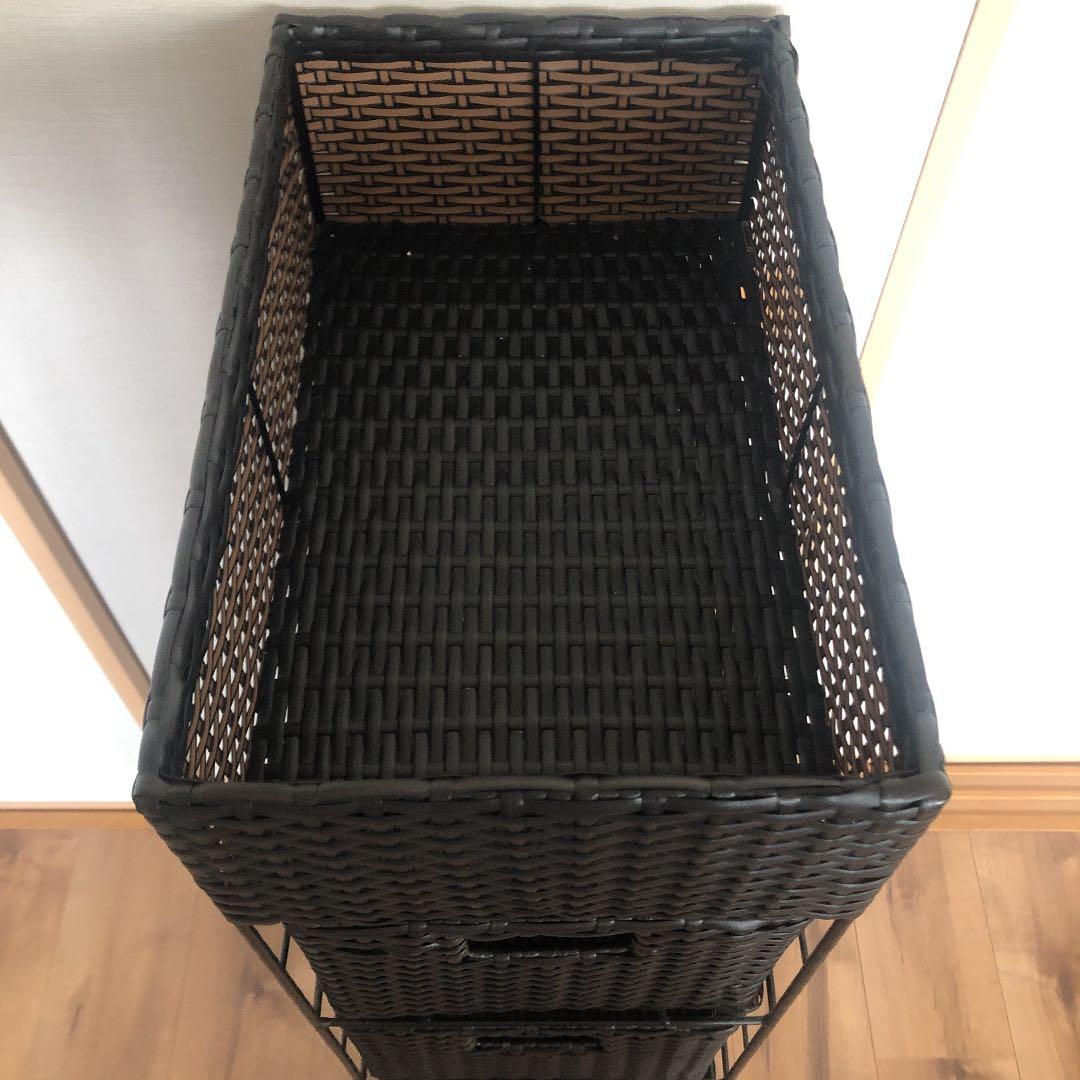 ランドリーチェスト　引き出し3段