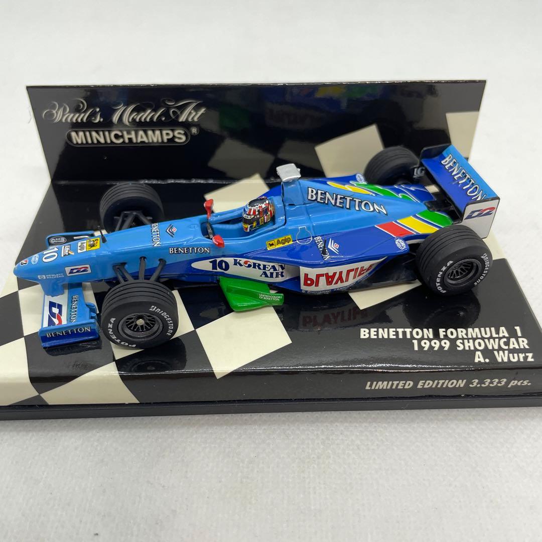 F1ミニカー ミニチャンプス 1/43 ベネトンB198ショーカー ブルツ
