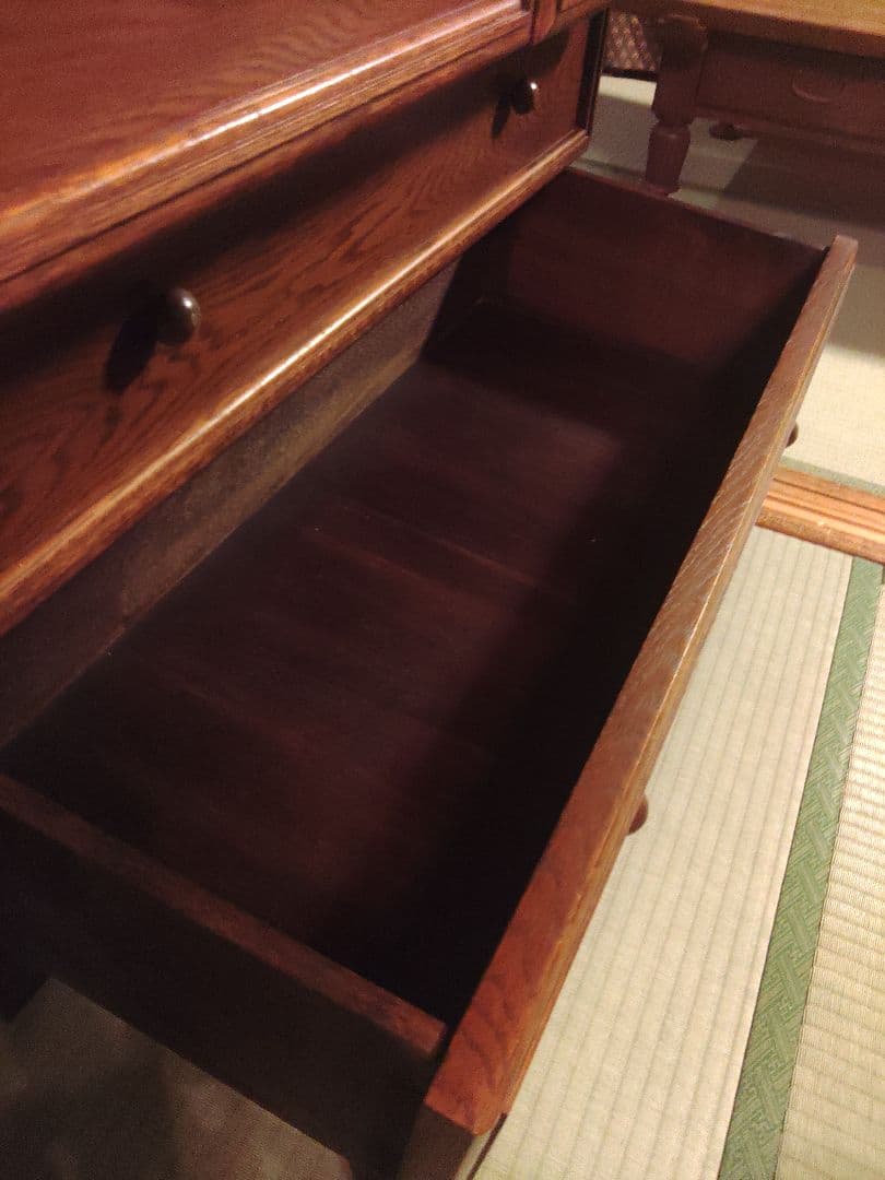 希少　ドレッサー　天然木　チェスト　キャビネット　ミエミラー　高級　アンティーク