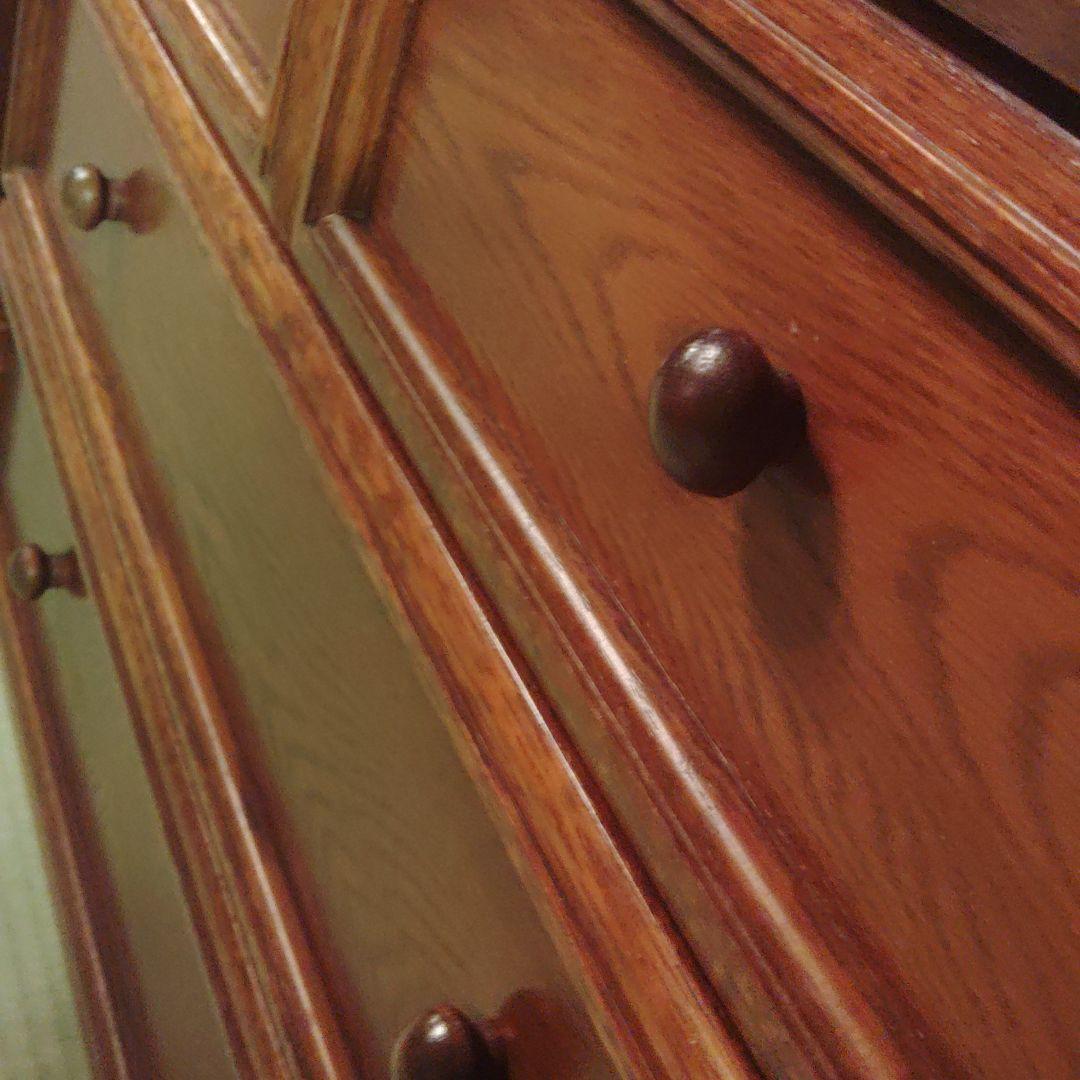 希少　ドレッサー　天然木　チェスト　キャビネット　ミエミラー　高級　アンティーク