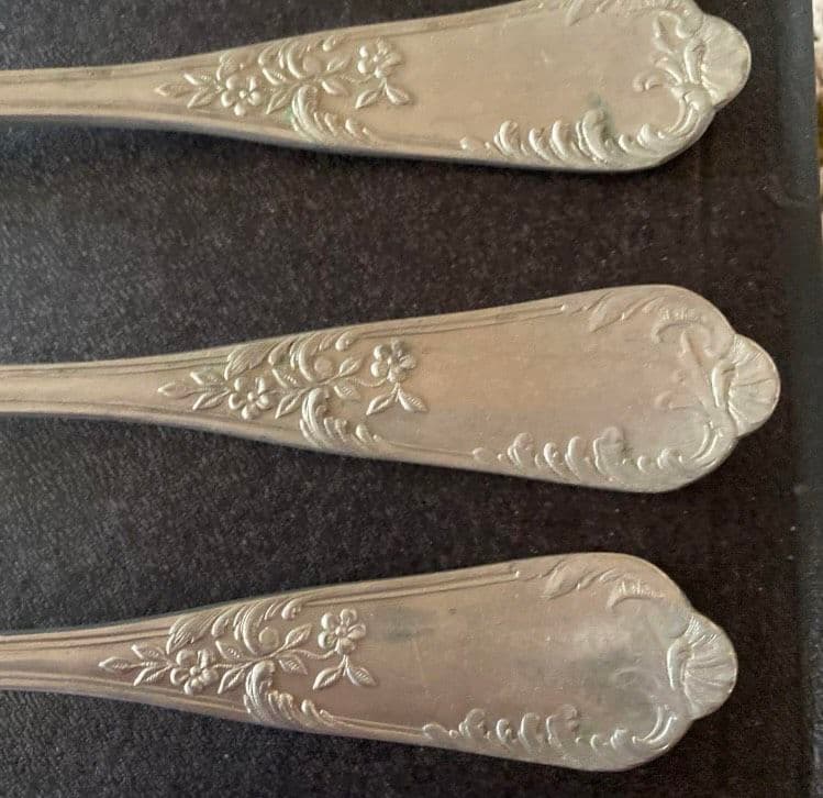 フランス　アンティーク　カトラリーセット スプーン3本 フォーク3本