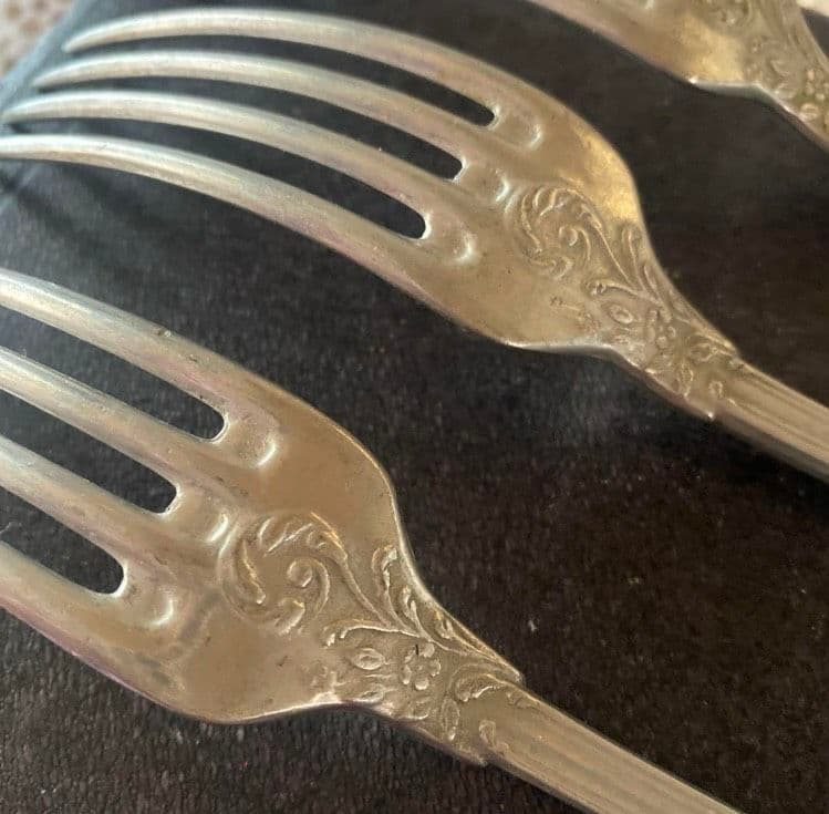 フランス　アンティーク　カトラリーセット スプーン3本 フォーク3本